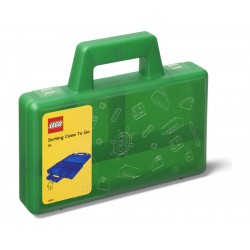LEGO To Go úložný box s přihrádkami - zelená