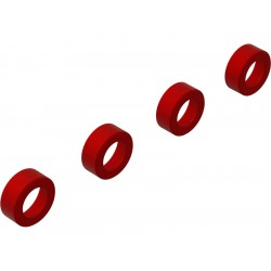Arrma krytka ramena hliník, červená (4)