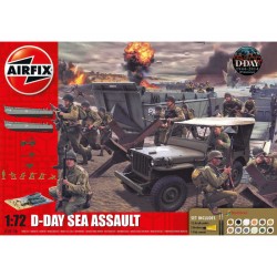 Airfix D-Day Sea Assault 75. výročí (1:72) (Giftset)