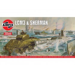 Airfix LCM3 & Sherman Tank (1:76) (Vintage)