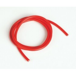 Silikonový kabel 6,6qmm, 9AWG, 1metr, červený