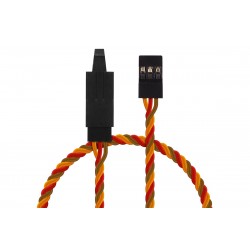 JR022 prodlužovací kabel kroucený 60cm JR s pojistkou (PVC)