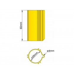 Klima Základna 26mm 3-stabilizátory žlutá