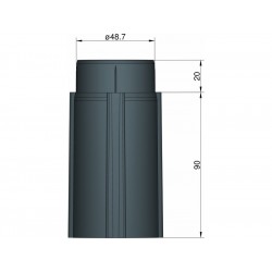 Klima Základna 50mm 4-stabilizátory černá