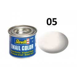 Barva Revell emailová - 32105: matná bílá (white mat)
