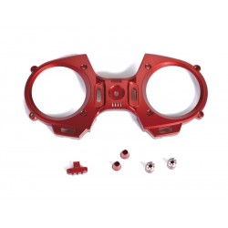 MZ-12 přední čelo, vypínač a hliníkové knyply - (červená)