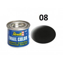 Barva Revell emailová - 32108: matná černá (black mat)