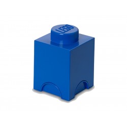 LEGO úložný box 125x125x180mm - modrý
