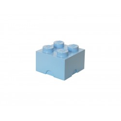 LEGO úložný box 250x250x180mm - světle modrá