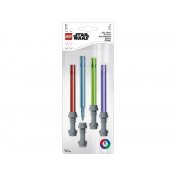 LEGO set gelových per Star Wars světelný meč - 4ks