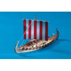 Mini Oseberg vikinská loď 1:50