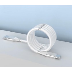 Magnetický samonavíjecí USB nabíjecí kabel (Micro USB)...