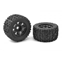Monster Truck gumy - XL4S - Grabber - nalepené na černých...