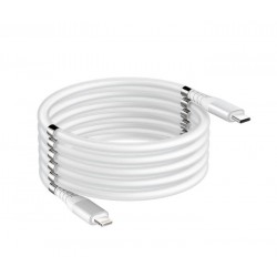 Magnetický samonavíjecí USB nabíjecí kabel (Type-C to...