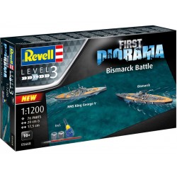 Revell první Bismarckova bitva (1:1200) (Giftset)