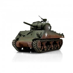 TORRO tank PRO 1/16 RC M4A3 Sherman 75mm zelená kamufláž...