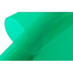 KAVAN nažehlovací fólie - transparentní zelená