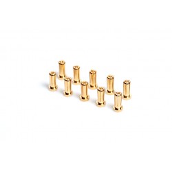 5mm/G5 Gold Works Team/zlaté konektory, 14mm, 10ks.