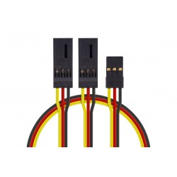 4701 S "Y"-kabel JR plochý silný krátký 150mm (PVC)