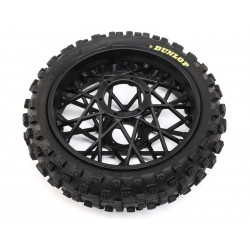 Losi kolo s pneu Dunlop MX53 zadní, disk černý: PM-MX