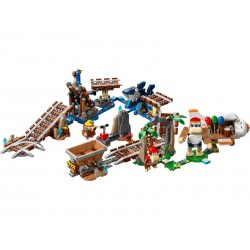 LEGO Super Mario - Diddy Kongova jízda v důlním vozíku –...