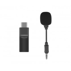 Mini mikrofon a audio adaptér (3,5 mm na USB-C)