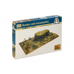 Italeri diorama Bunkr s příslušenstvím WW2 (1:72)