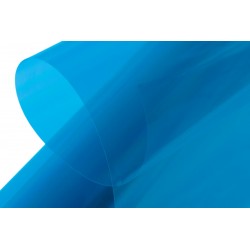 KAVAN nažehlovací fólie 100m - transparentní modrá