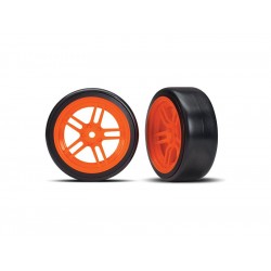 Přední kola 1.9" split-spoke oranžové drift (2)