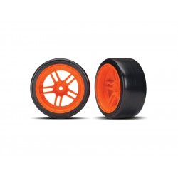 Zadní kola 1.9" split-spoke oranžové drift (2)