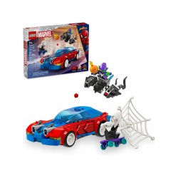 LEGO Marvel - Spider-Manovo závodní auto a Venom Zelený...