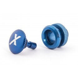 Tankovací ventil (X logo), Modrý