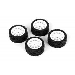 CARTEN nalepené M-Rally gumy na bílých 10 papr. diskách...