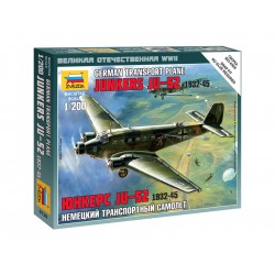Zvezda Easy Kit Junkers Ju-52 Transport Plane (1:200)