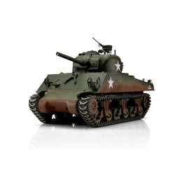 TORRO tank PRO 1/16 RC M4A3 Sherman 75mm kamufláž zelená...