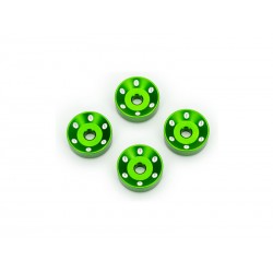 Traxxas podložka disku kol hliníková zelená (4)