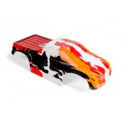 Lakovaná karoserie HD Oranžovo/černo/bílá - S10 Blast MT...