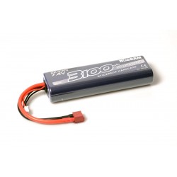 NOSRAM 3100mAh - 7.4V - 50C LiPo Car Stickpack Hardcase -...