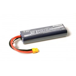 NOSRAM 3100mAh - 7.4V - 50C LiPo Car Stickpack Hardcase -...