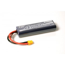 NOSRAM 4100mAh - 7.4V - 50C LiPo Car Stickpack Hardcase -...