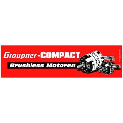 Banner reklamní " GRAUPNER COMPACT Brushless motory"...