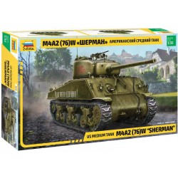 Zvezda M4A2(76)W Sherman (1:35)