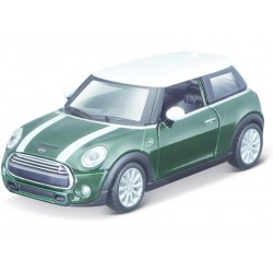 Maisto MINI Copper S 1:39 zelená metalíza