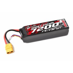 Sport Racing 60C - 7200mAh - 14,8V 4S - LiPo Semi-Soft...