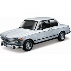 Bburago BMW 2002tii 1972 1:32 stříbrná