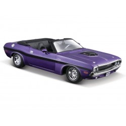 Maisto Dodge Challenger R/T Convertible 1970 1:24 fialová...