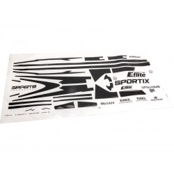 E-flite samolepky: Sportix 1.1m