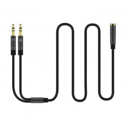 3.5mm Earphone & mikrofon 2in1 adaptér pro počítače (115cm)