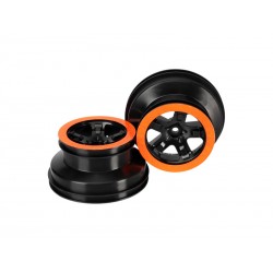 Traxxas disk 2.2/3.0" SCT černý-oranžový (2)