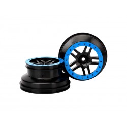 Traxxas disk 2.2/3.0" SCT Split-Spoke černý-modrý (2)